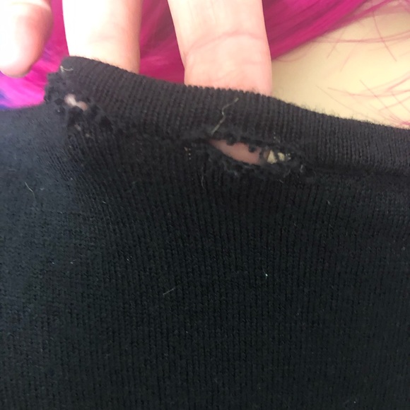 BCBG MaxAzria black sleeveless wool mini dress - Picture 5 of 6